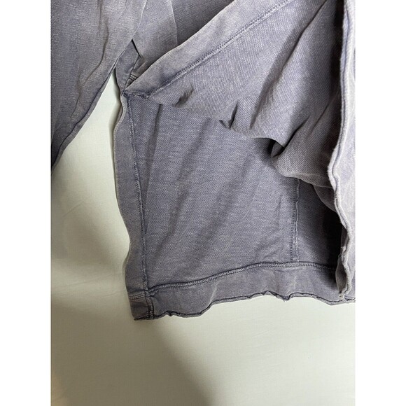 Anthropologie Pilcro Crossover Sweatshirt Size XS Purple Side Slits Acid Wash - Picture 6 of 10